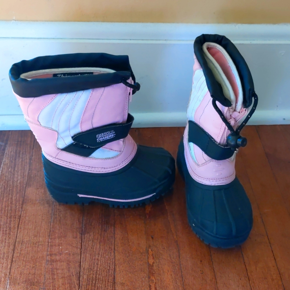 Buster Brown Toddler Girl Pink Snow Boots Size 7